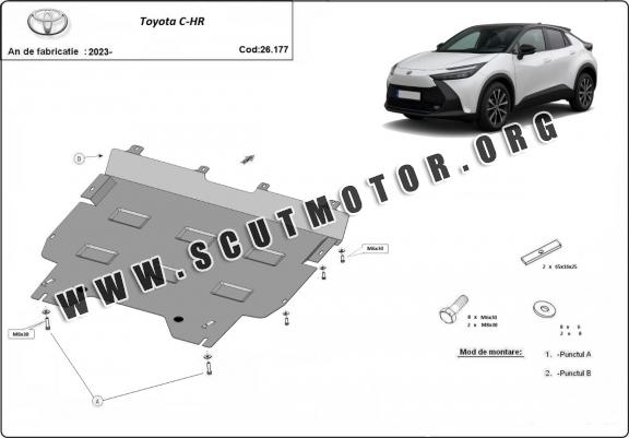 Scut motor metalic Toyota C-HR