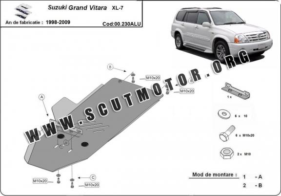 Scut cutie de viteză din aluminiu Suzuki Grand Vitara XL7