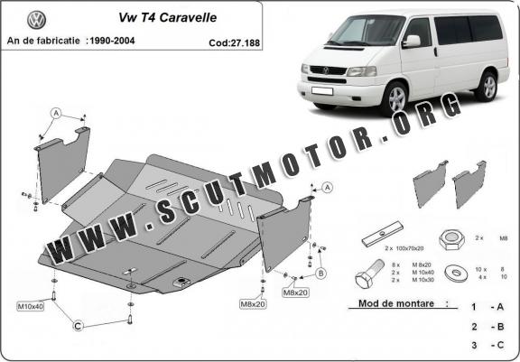 Scut motor metalic Volkswagen Transporter T4 Caravelle 