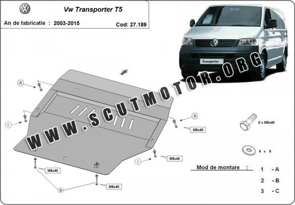 Scut motor metalic Volkswagen Transporter T5