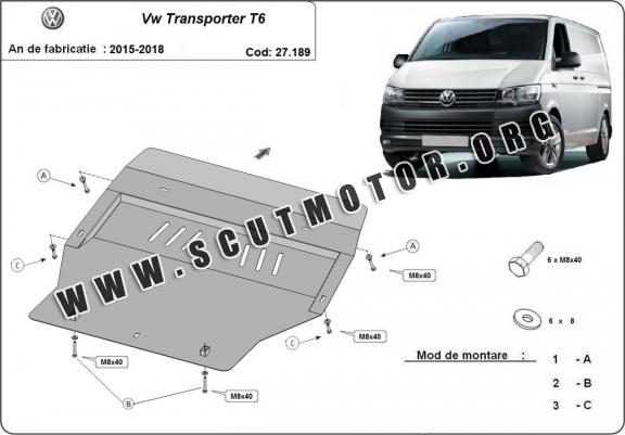 Scut motor Volkswagen Transporter T6