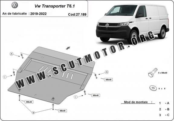 Scut motor Volkswagen Transporter T6.1