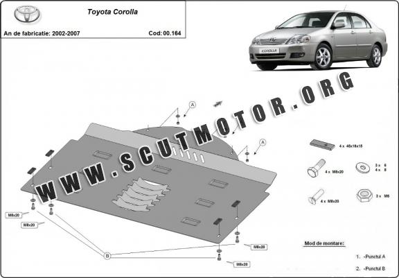 Scut antifurt catalizator pentru Toyota Corolla