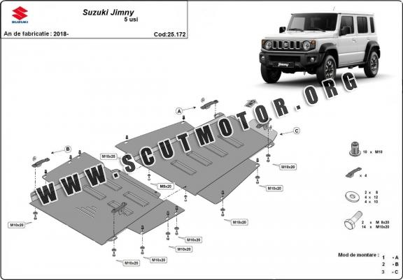 Scut cutie de viteză si reductor Suzuki Jimny - model cu 5 usi