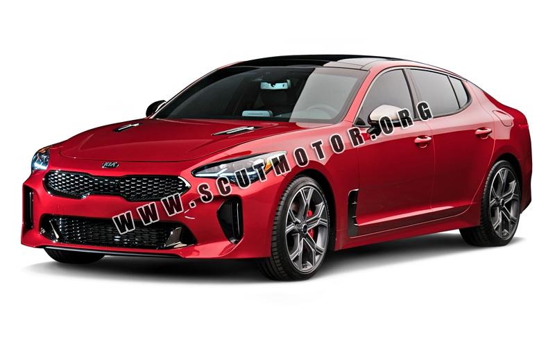 Scut motor metalic Kia Stinger