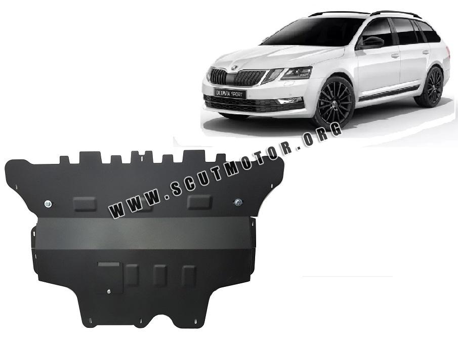 Scut motor metalic Skoda Octavia III - cutie de viteză automată