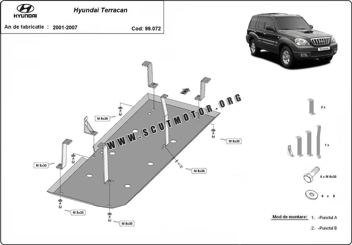 Scut rezervor Hyundai Terracan
