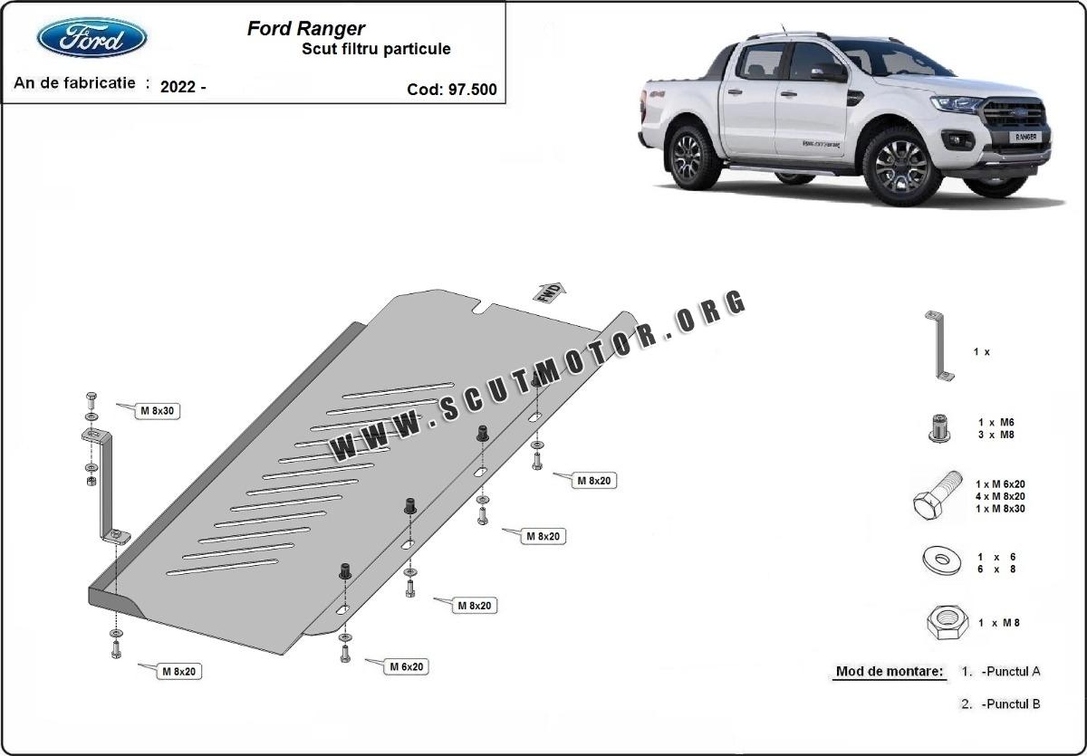 Scut filtru particule Ford Ranger