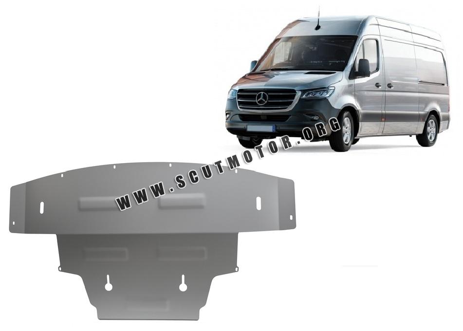Scut motor din aluminiu Mercedes Sprinter - Tracțiune spate